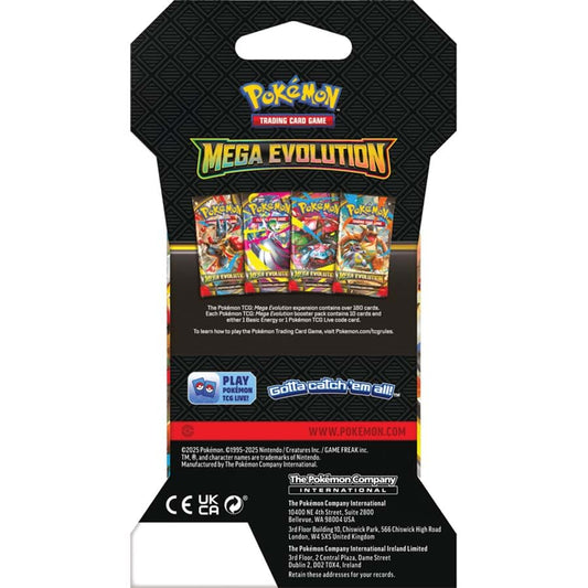 Pokemon TCG: Mega Evolution Booster Pack Lot - 8 Packs