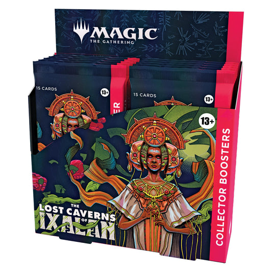 Magic: The Gathering The Lost Caverns of Ixalan Collector Booster Box - 12 Packs + 1 Foil Box Topper Card (181 Magic Cards)