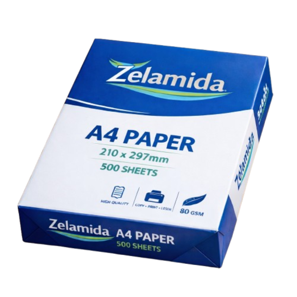 Zelamida A4 White Paper – 50gsm – 500 Sheets